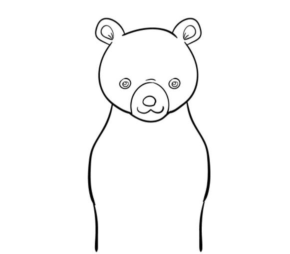 vẽ 5 .  con gấu